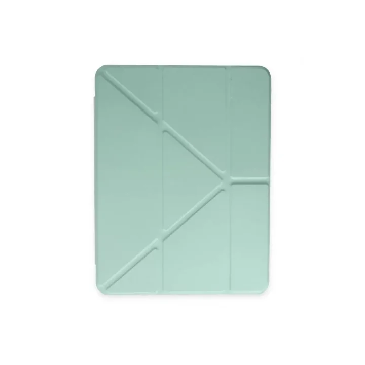Mey İthalat®   iPad 10.2 (8.nesil) Kılıf Kalemlikli Mars Tablet Kılıfı - Açık Yeşil