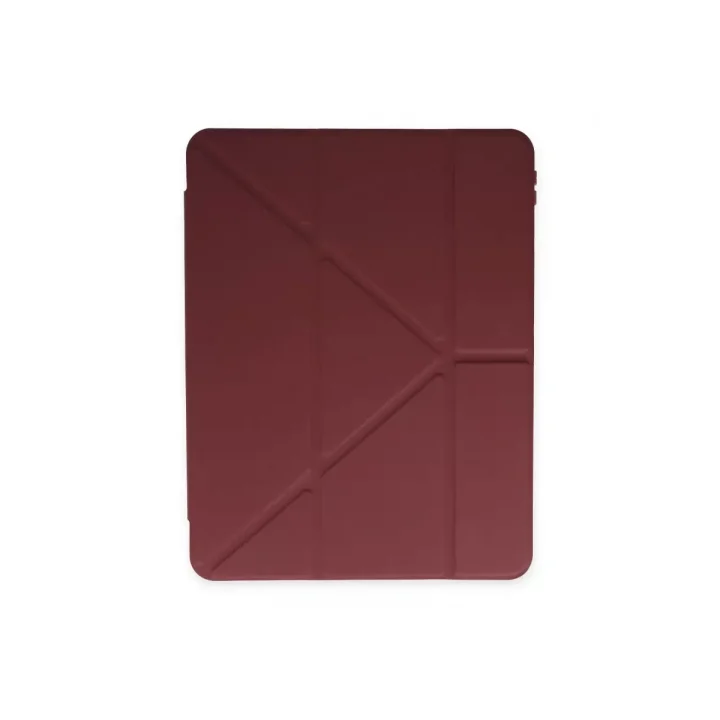 Mey İthalat®   iPad 10.2 (8.nesil) Kılıf Kalemlikli Mars Tablet Kılıfı - Mürdüm