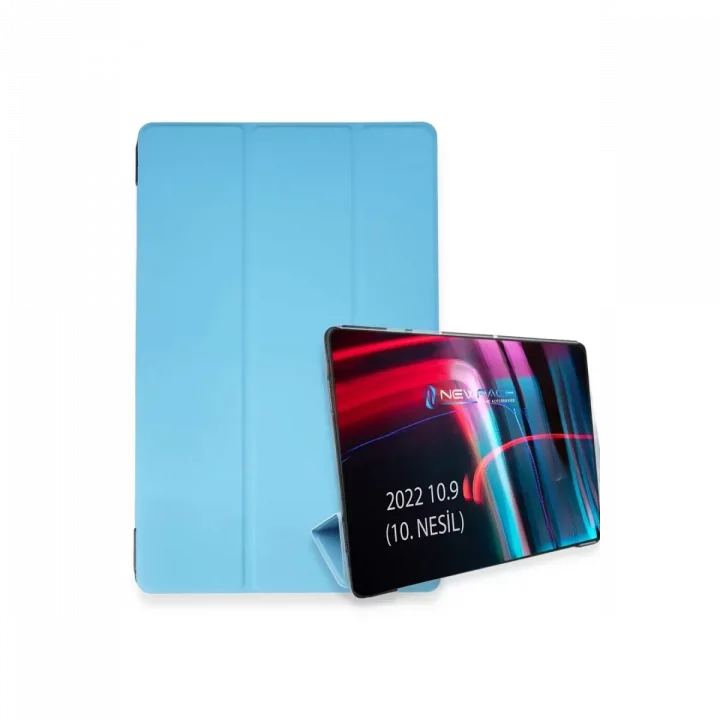 Mey İthalat®   iPad 2022 10.9 (10.nesil) Kılıf Tablet Smart Kılıf - Açık Mavi