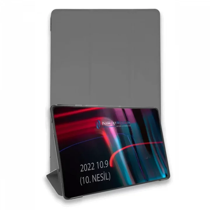 Mey İthalat®   iPad 2022 10.9 (10.nesil) Kılıf Tablet Smart Kılıf - Koyu Gri