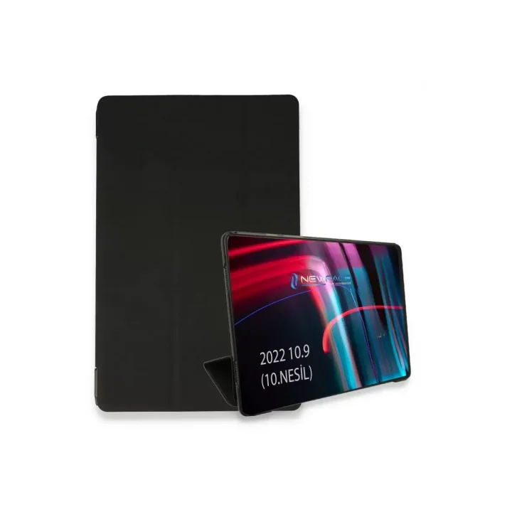 Mey İthalat®   iPad 2022 10.9 (10.nesil) Kılıf Tablet Smart Kılıf - Siyah