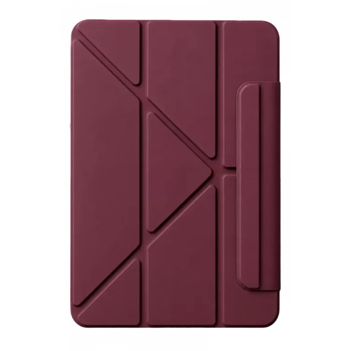 Mey İthalat®   iPad 2025 10.9 10.Nesil (A16) Edz Manyetik Standlı Tablet Kılıfı - Mürdüm