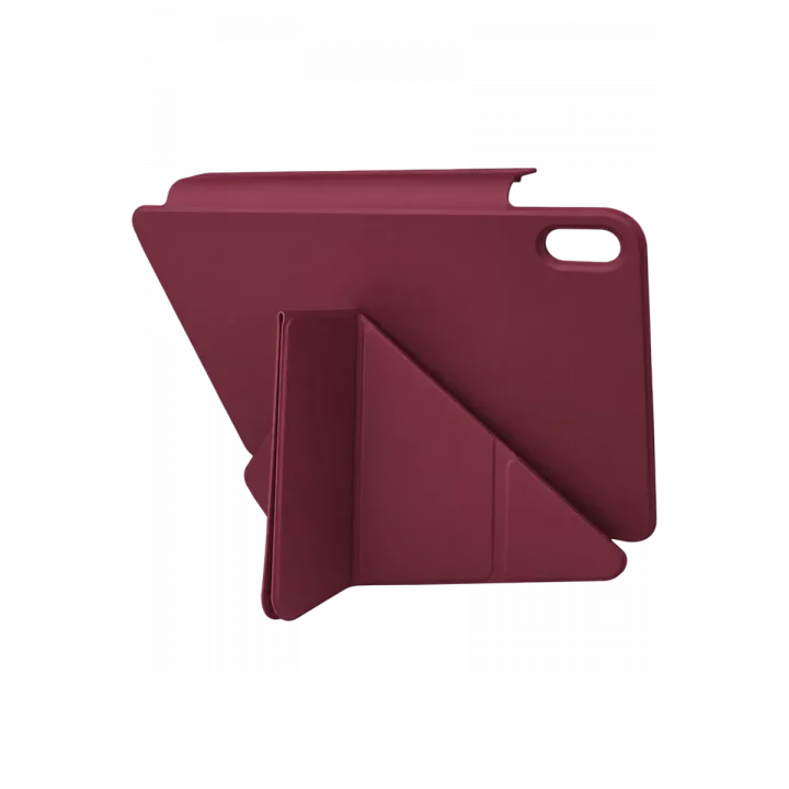 Mey İthalat®   iPad 2025 10.9 10.Nesil (A16) Edz Manyetik Standlı Tablet Kılıfı - Mürdüm