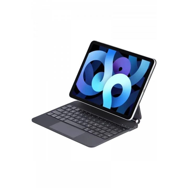 Mey İthalat®   iPad Pro 11 (2022) Kılıf X7 Magic Manyetik Klavyeli Tablet Kılıfı - Siyah