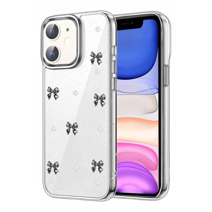 Mey İthalat®   iPhone 11 Fiyonk Desenli Kapak - Desen 8
