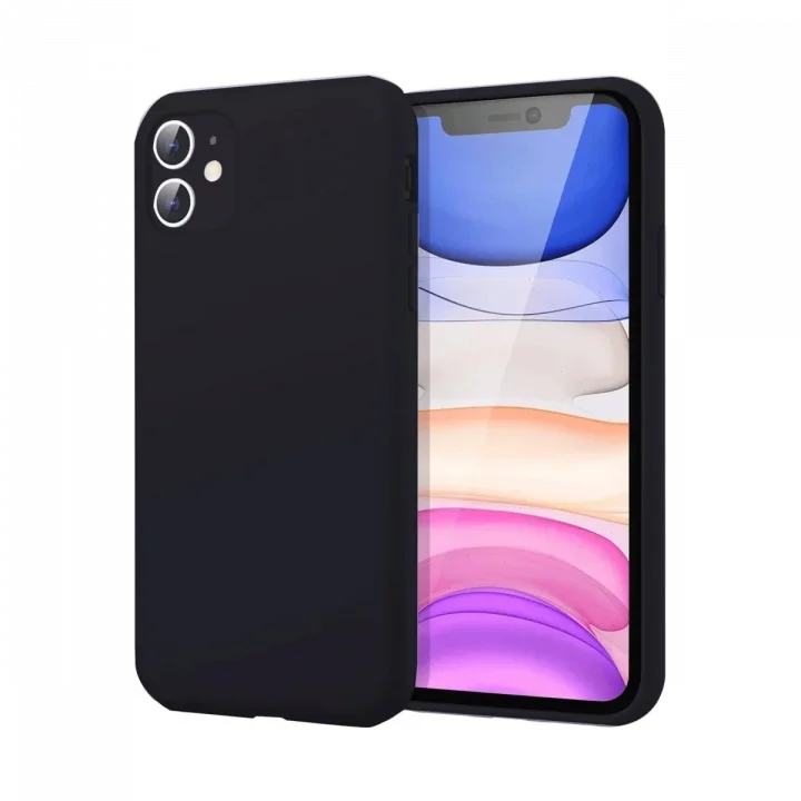 Mey İthalat®   iPhone 11 Kılıf First Silikon - Siyah
