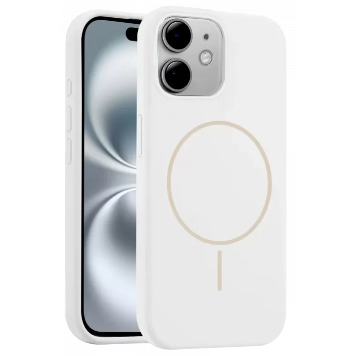 Mey İthalat®   iPhone 11 Kılıf Jully Magsafe Kapak - Beyaz