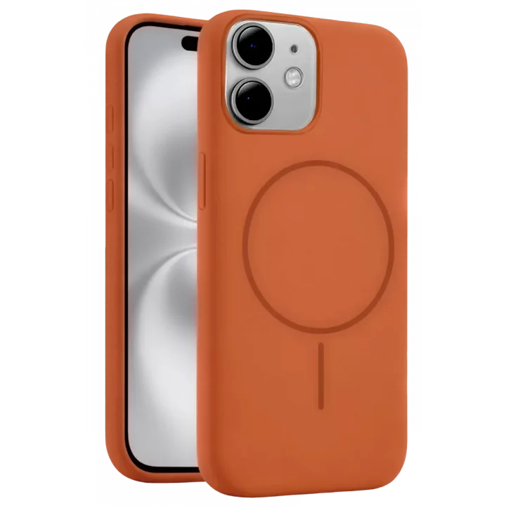 Mey İthalat®   iPhone 11 Kılıf Jully Magsafe Kapak - Turuncu