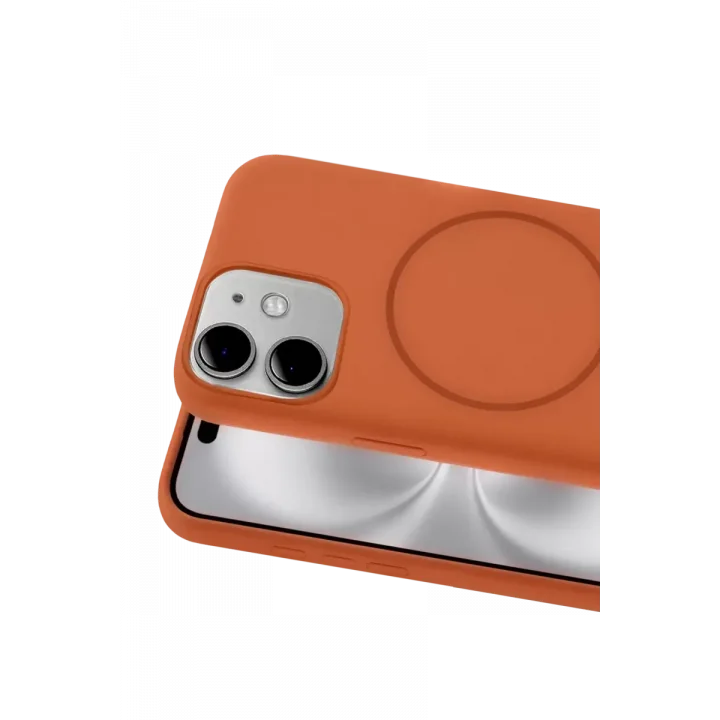 Mey İthalat®   iPhone 11 Kılıf Jully Magsafe Kapak - Turuncu