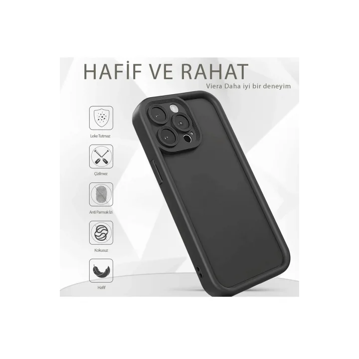Mey İthalat®   iPhone 11 Kılıf Viera Silikon - Gri