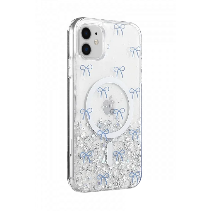 Mey İthalat®   iPhone 11 Misk Simli Magsafe Kapak - Desen 3