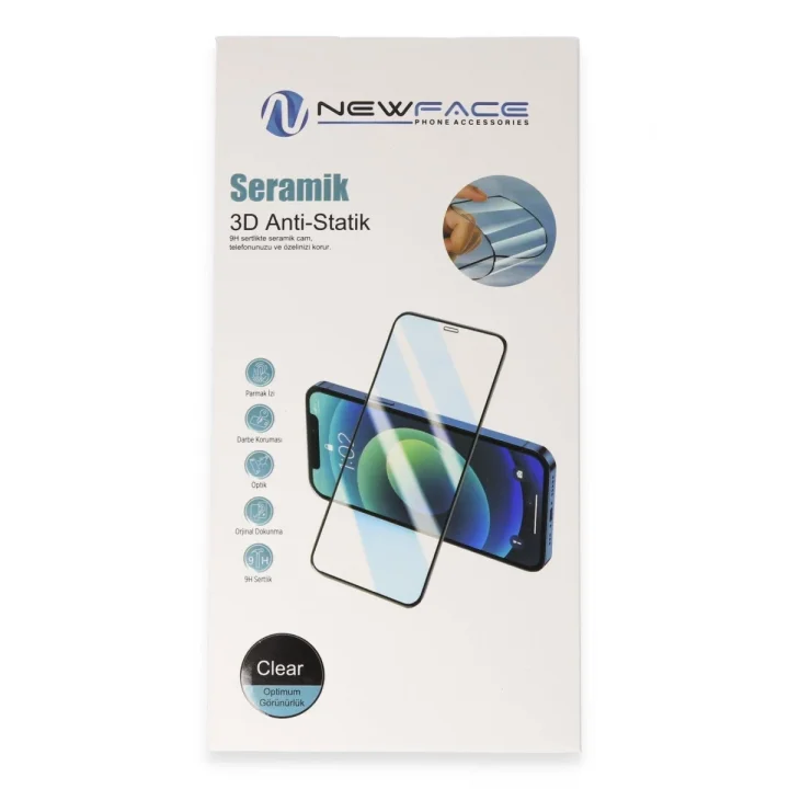 Mey İthalat®   iPhone 13 3D Antistatik Seramik Nano Ekran Koruyucu
