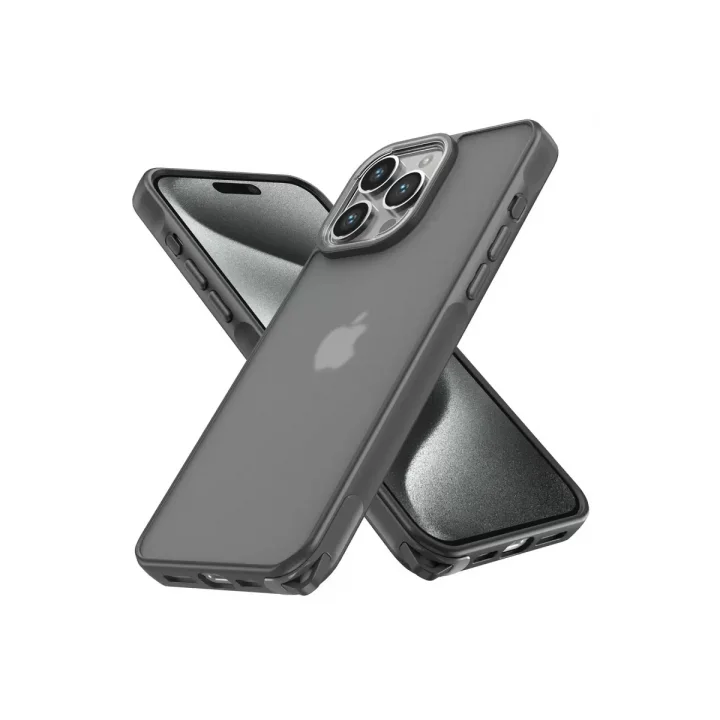 Mey İthalat®   iPhone 13 Pro Max Kılıf Elegant Kapak - Titan Gri