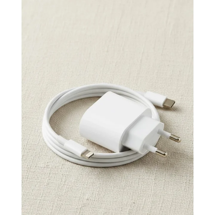 Mey İthalat® iPhone 14 13 12 11 SE XR XS Max Uyumlu 20W Şarj Cihazı Seti