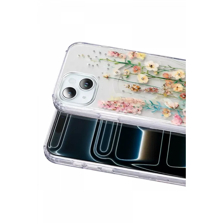 Mey İthalat®   iPhone 14 Desina Magsafe Kapak - Desen 1