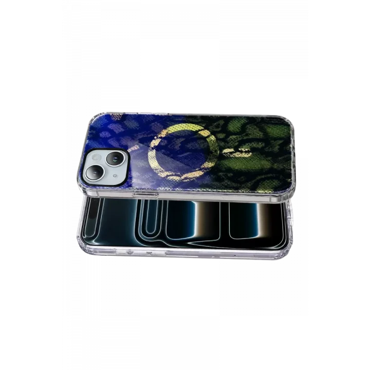Mey İthalat®   iPhone 14 Desina Magsafe Kapak - Desen 7