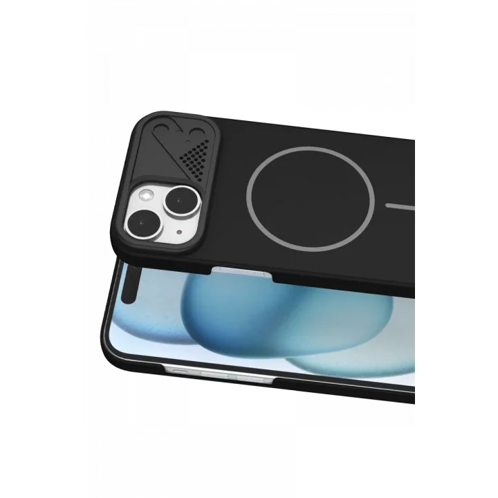 Mey İthalat®   iPhone 14 Export Magsafe Kapak - Siyah