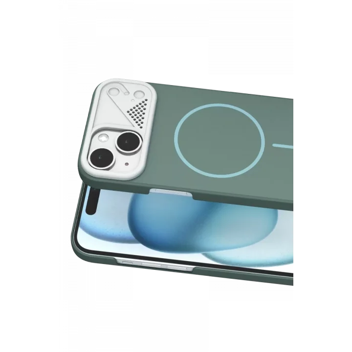 Mey İthalat®   iPhone 14 Export Magsafe Kapak - Turkuaz