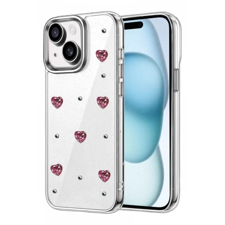 Mey İthalat®   iPhone 14 Fiyonk Desenli Kapak - Desen 3