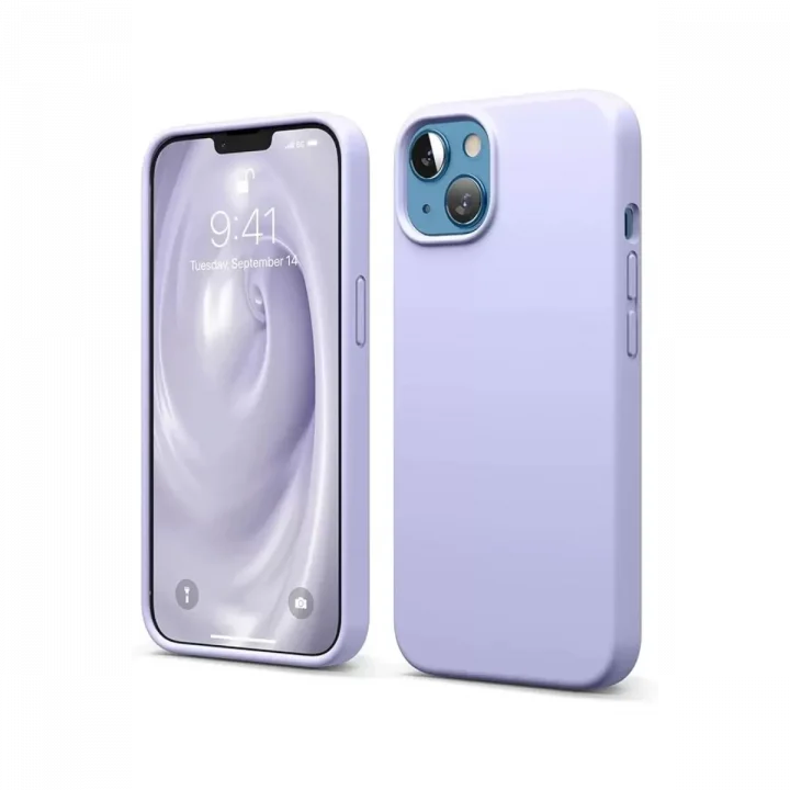 Mey İthalat®   iPhone 14 Kılıf First Silikon - Lila