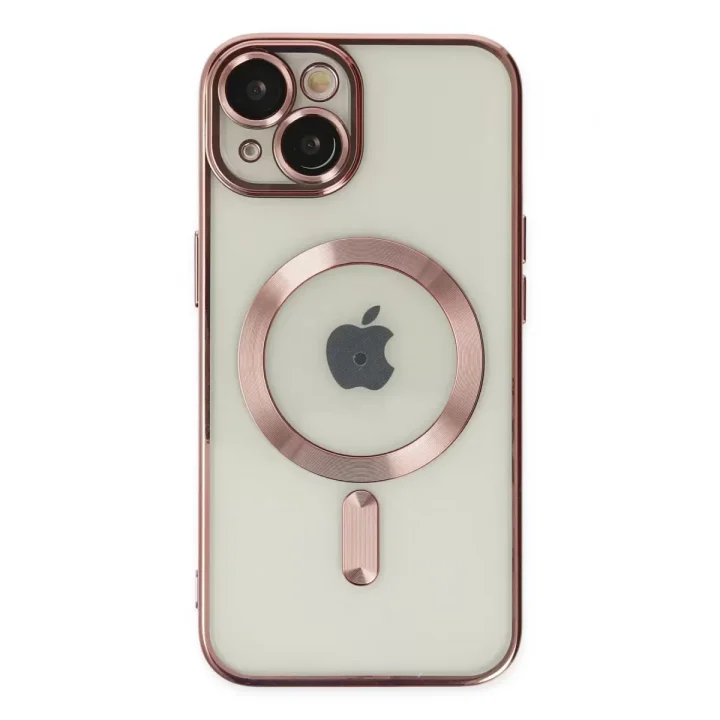 Mey İthalat®   iPhone 14 Kılıf Kross Magneticsafe Kapak - Rose
