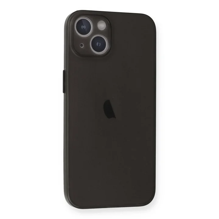 Mey İthalat®  iPhone 14 Kılıf PP Ultra İnce Kapak - Gri
