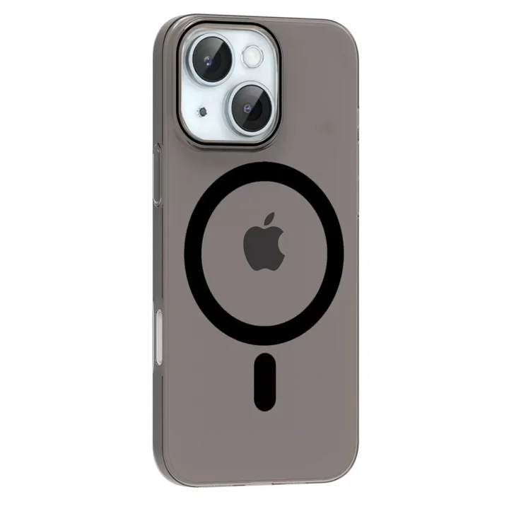 Mey İthalat®   iPhone 14 PC Blank Magsafe Kapak - Siyah
