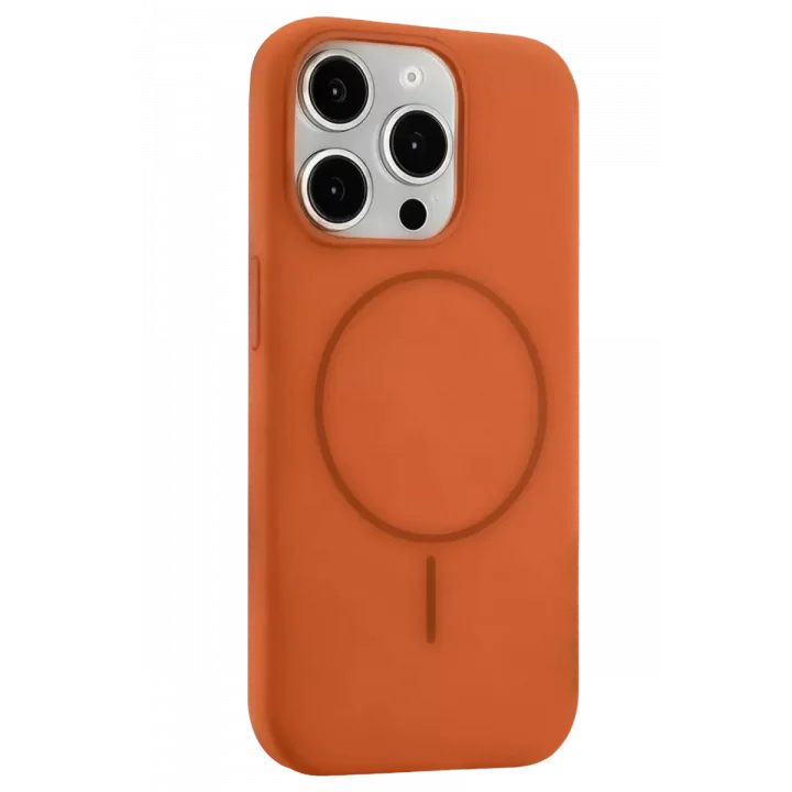 Mey İthalat®   iPhone 14 Pro Max Kılıf Jully Magsafe Kapak - Turuncu