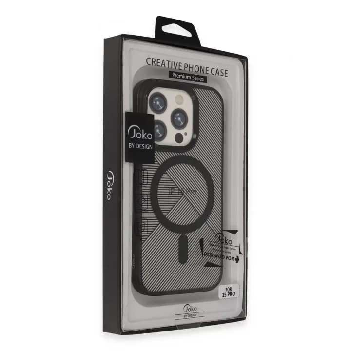 Mey İthalat®   iPhone 14 Pro Vito Magsafe Kapak - Siyah