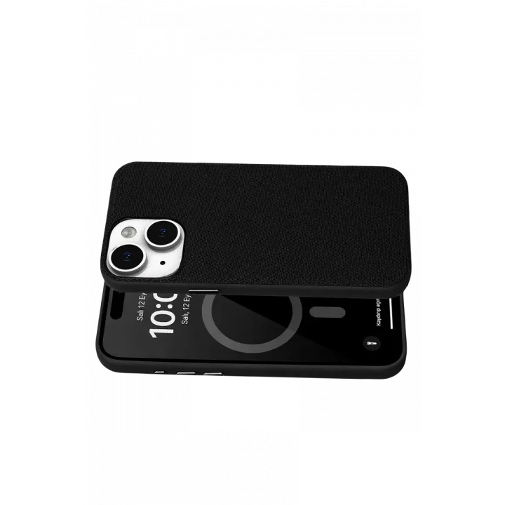 Mey İthalat®   iPhone 14 Vero Magsafe Kapak - Siyah