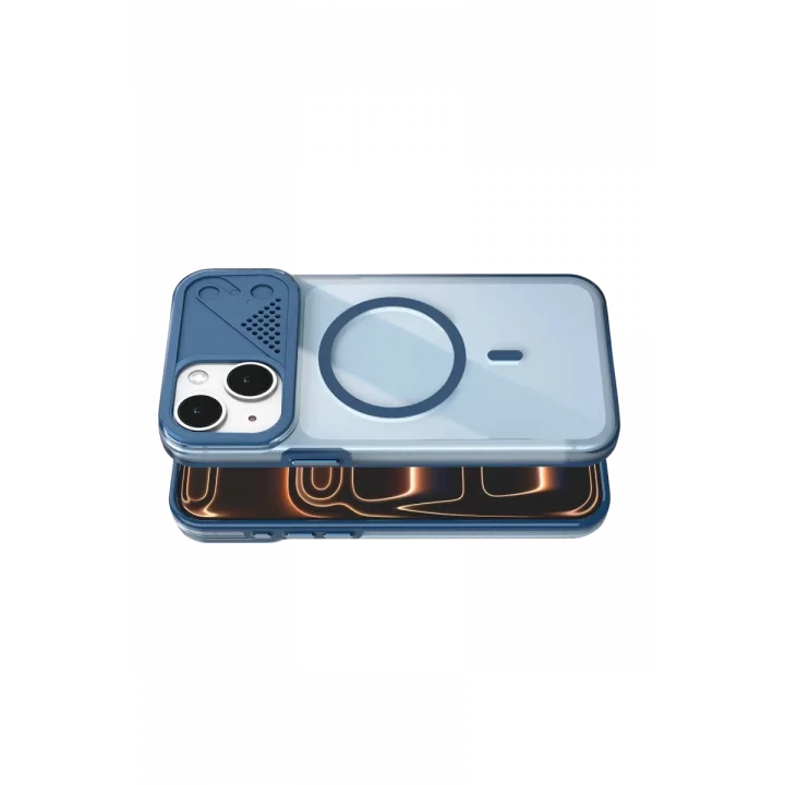 Mey İthalat®   iPhone 14 Zinko Magsafe Kapak - Lacivert