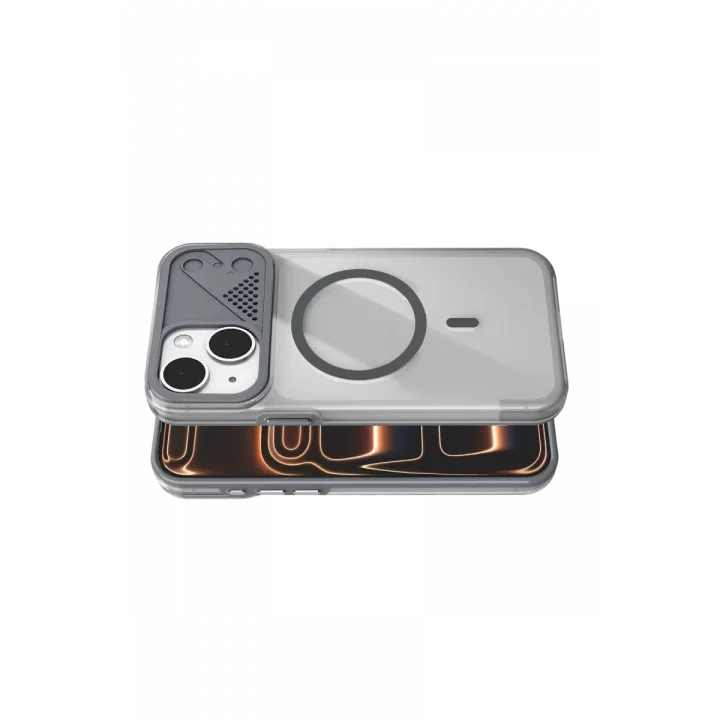 Mey İthalat®   iPhone 14 Zinko Magsafe Kapak - Titan Gri