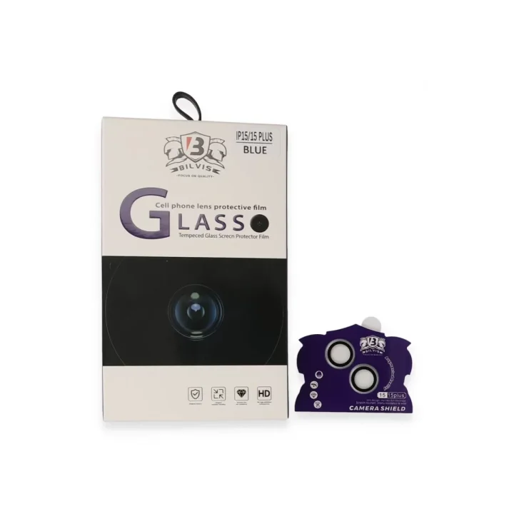 Mey İthalat®   iPhone 15 Bilvis Titan Kamera Lens - Sierra Blue