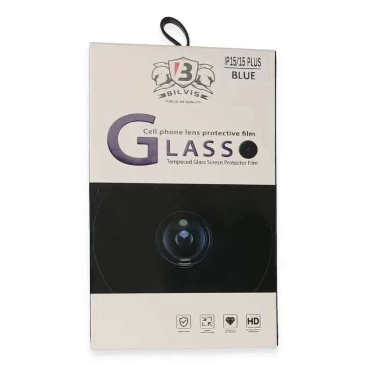 Mey İthalat®   iPhone 15 Bilvis Titan Kamera Lens - Sierra Blue