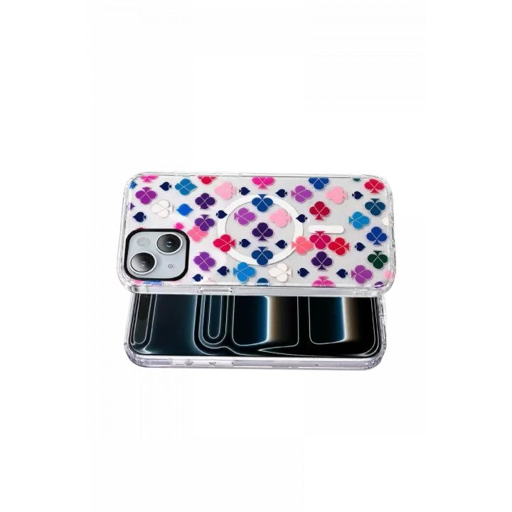 Mey İthalat®   iPhone 15 Desina Magsafe Kapak - Desen 3