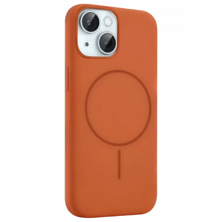 Mey İthalat®   iPhone 15 Kılıf Jully Magsafe Kapak - Turuncu