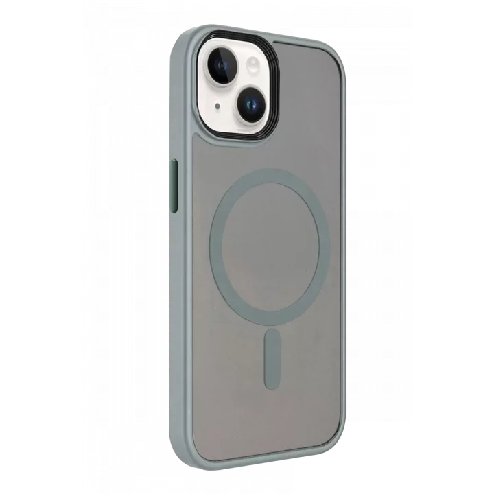 Mey İthalat®   iPhone 15 Megane Magsafe Kapak - Titan Gri
