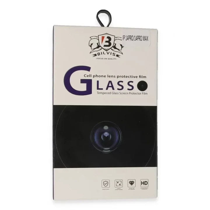 Mey İthalat®   iPhone 15 Pro Max Bilvis Titan Kamera Lens - Siyah