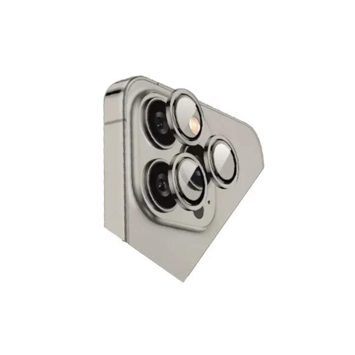 Mey İthalat®   iPhone 15 Pro Max Bilvis Titan Kamera Lens - Titan Gri