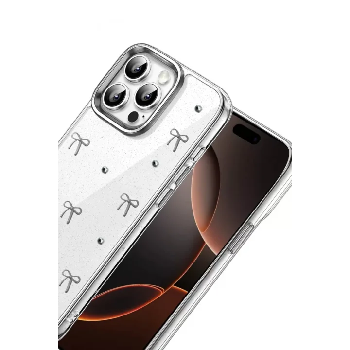 Mey İthalat®   iPhone 15 Pro Max Fiyonk Desenli Kapak - Desen 5