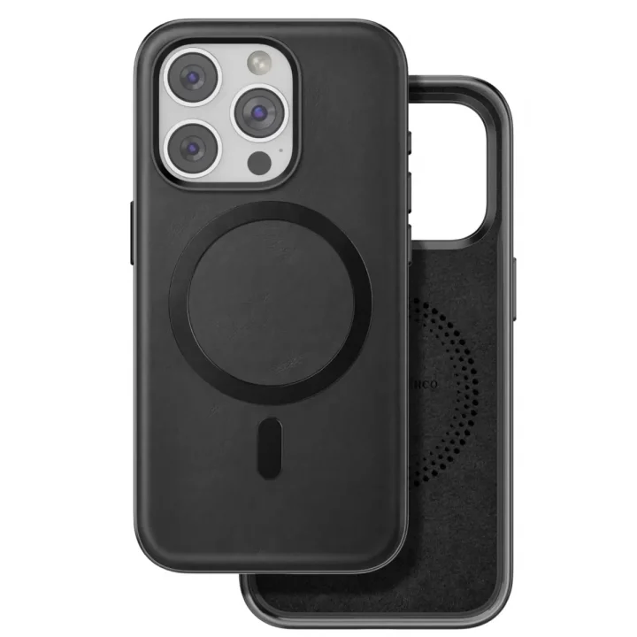 Mey İthalat®   iPhone 15 Pro Puskas Magsafe Kapak - Siyah
