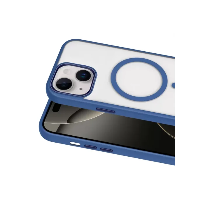 Mey İthalat®   iPhone 15 Terea Magsafe Kapak - Lacivert