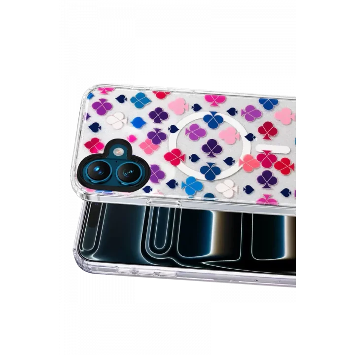 Mey İthalat®   iPhone 16 Desina Magsafe Kapak - Desen 3