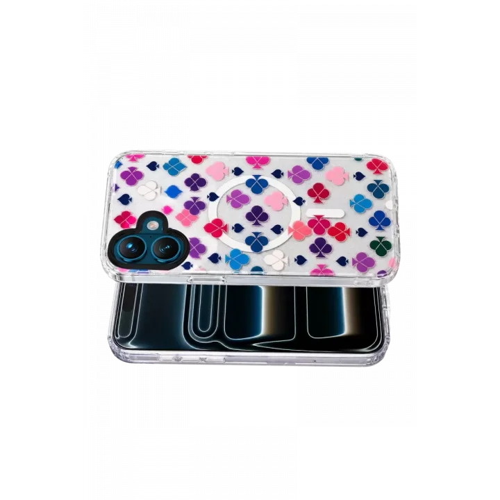 Mey İthalat®   iPhone 16 Desina Magsafe Kapak - Desen 3