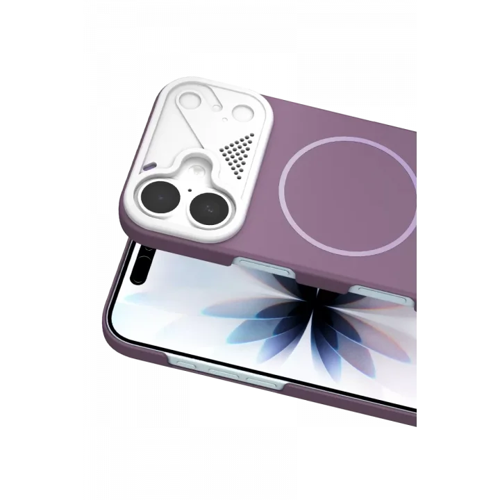 Mey İthalat®   iPhone 16 Export Magsafe Kapak - Mor