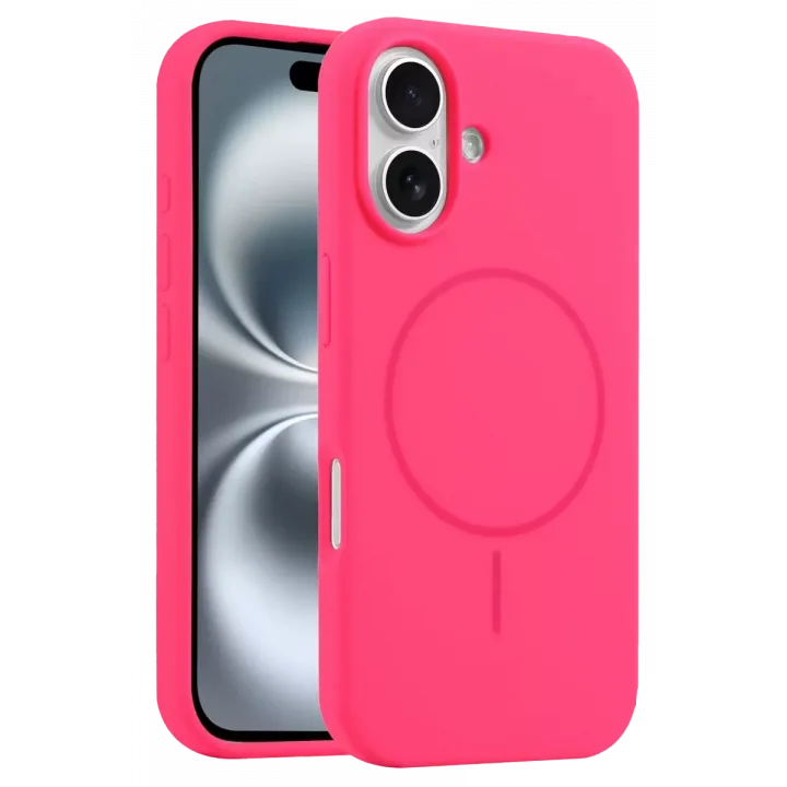 Mey İthalat®   iPhone 16 Kılıf Jully Magsafe Kapak - Pembe