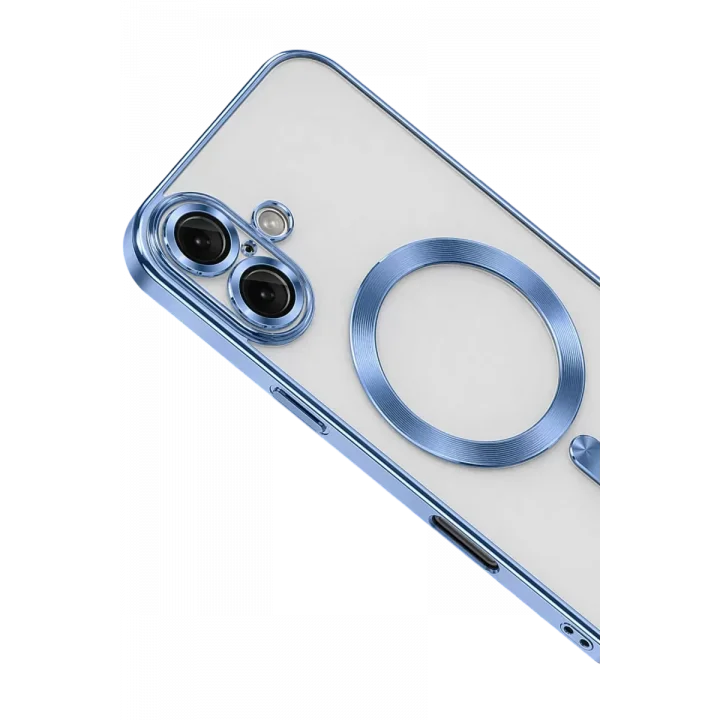 Mey İthalat®   iPhone 16 Kılıf Kross Magneticsafe Kapak - Sierra Blue