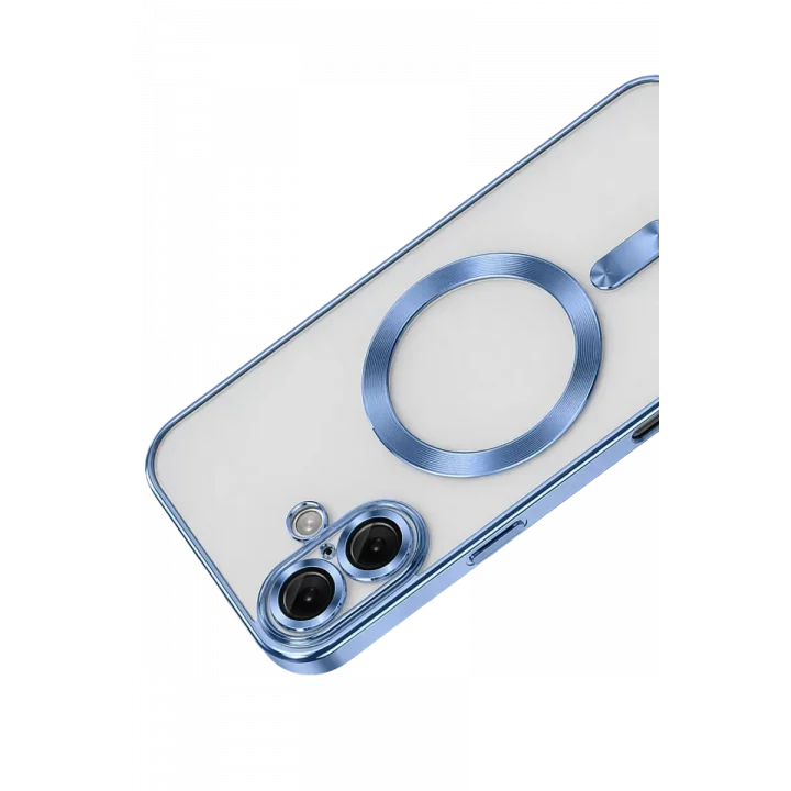 Mey İthalat®   iPhone 16 Kılıf Kross Magneticsafe Kapak - Sierra Blue