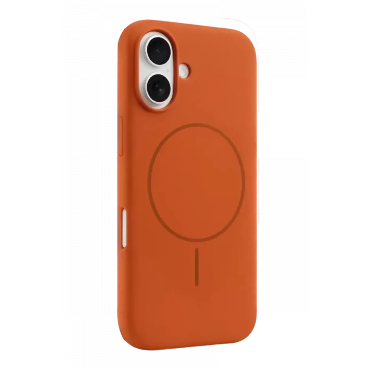 Mey İthalat®   iPhone 16 Plus Kılıf Jully Magsafe Kapak - Turuncu