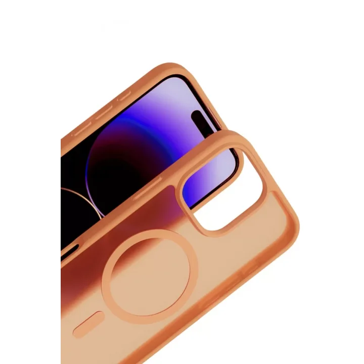 Mey İthalat®   iPhone 16 Pro Max Jota Magsafe Kapak - Turuncu